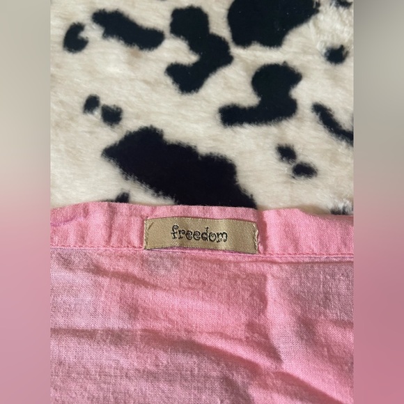 Freedom Pastel Pink Embroidered Fairy Wrap Skirt - Picture 10 of 12